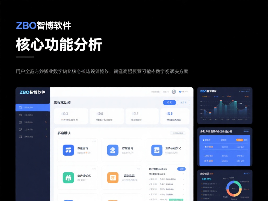 核心功能简析
ZBO智博软件以其智能化、高效率为