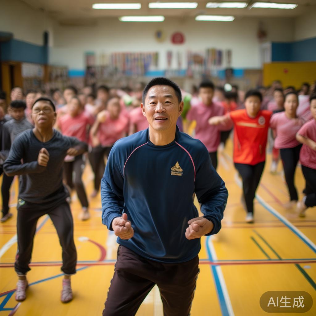 张智博体育老师个人介绍与精彩照片集锦 除了常规的田径、篮球等运动,张智博还特别热衷于引入